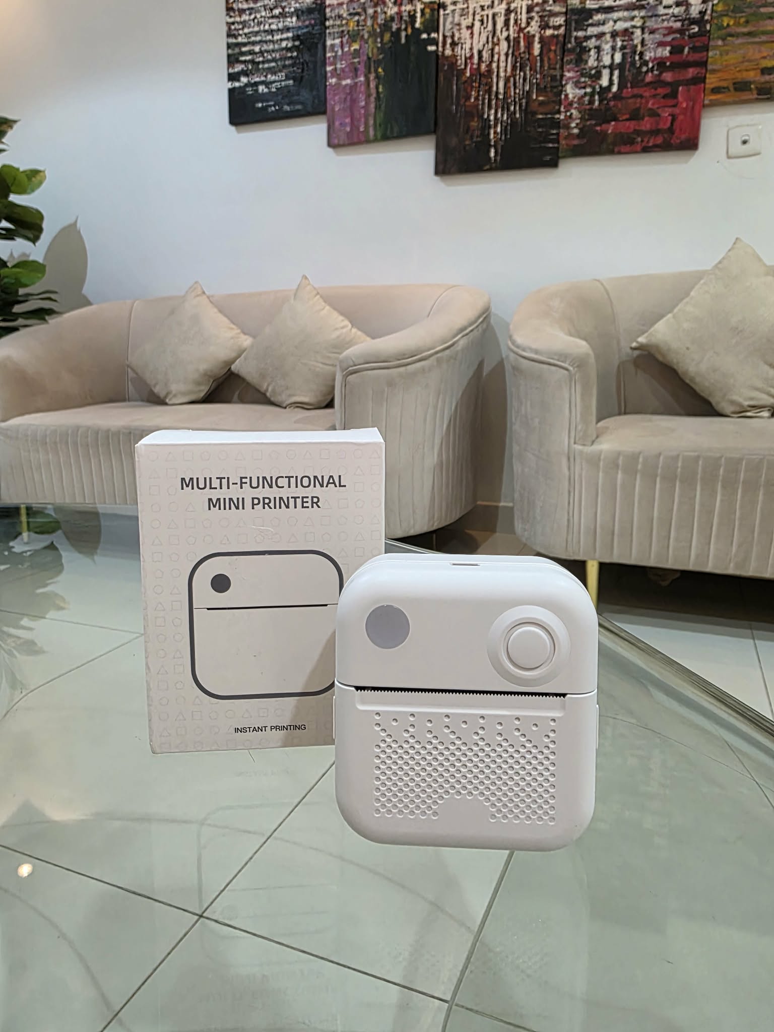 Mini Portable Bluetooth Label Printer