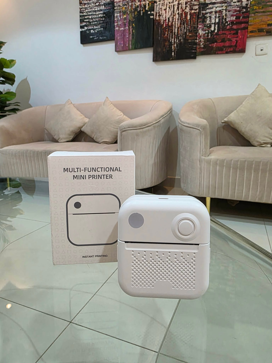 Mini Portable Bluetooth Label Printer