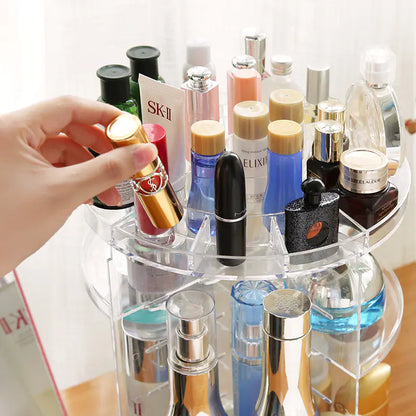 Rotating Acrylic Makeup Organizer