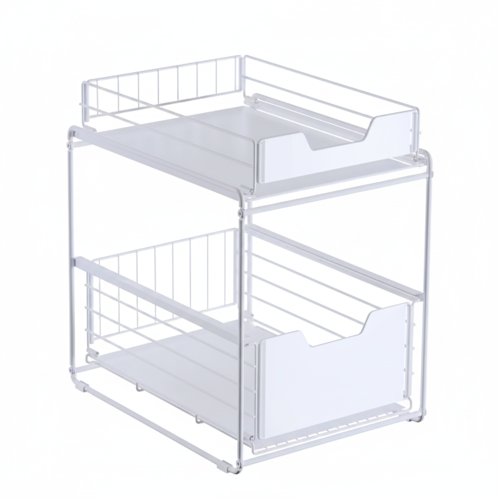 Empty Under Sink Pull-Out Organizer