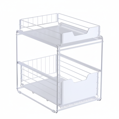 Empty Under Sink Pull-Out Organizer