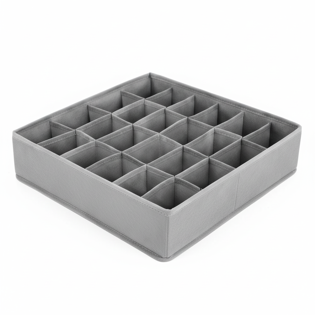 High-Resolution Drawer Organizer - Light Gray